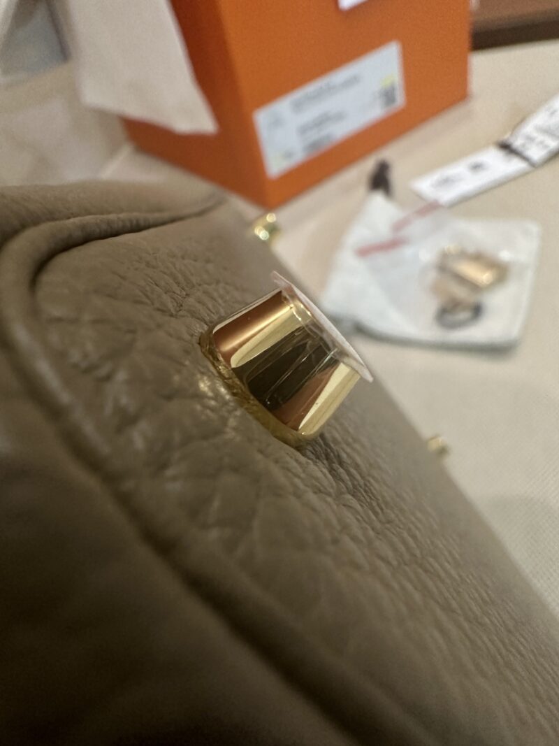 Hermès Picotin 18 Taurillon Clemence Beige Marfa Silver Hardware - Image 12