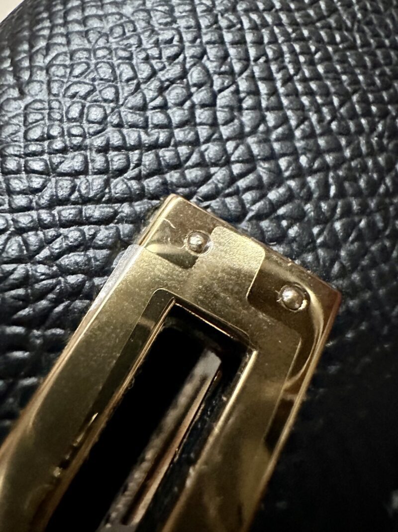 Hermès Mini Kelly Epsom Noir Gold Hardware - Image 15