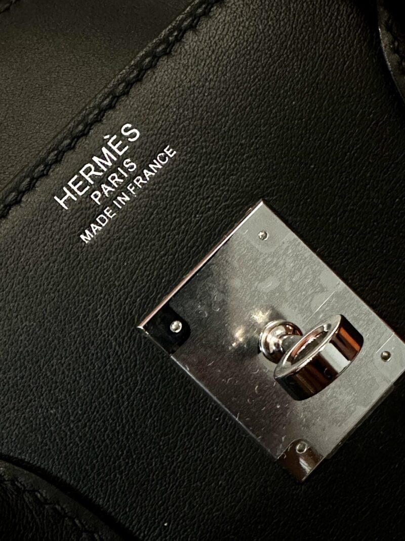 Hermès Birkin 35 Noir Swift Palladium Hardware - Image 5