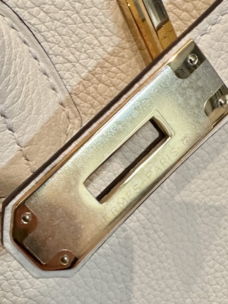 Hermès Birkin 30 Nata Togo Gold Hardware - Image 13