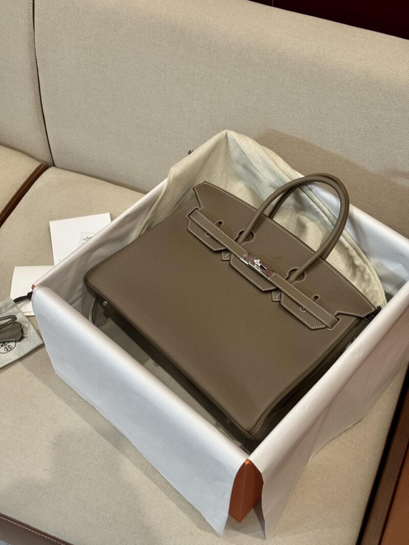Hermès Birkin 35 Etoupe Togo Palladium Hardware