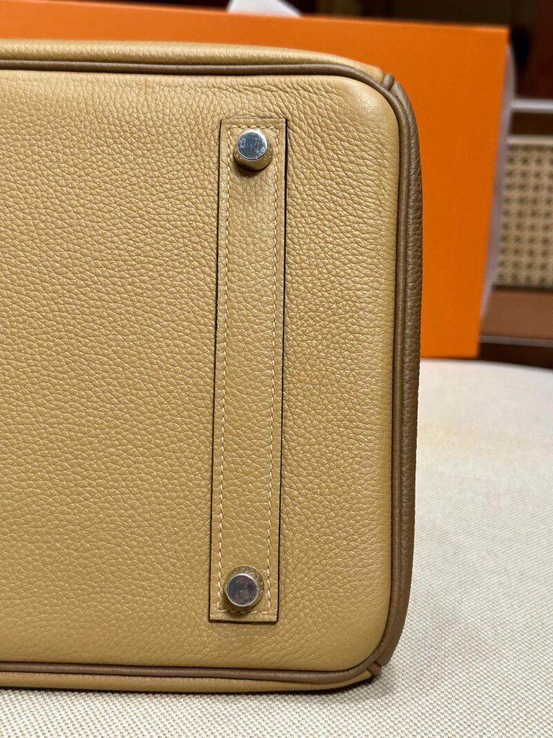 Hermès Birkin 35 Biscuit, Alezan, Etoupe Togo Palladium Hardware - Image 7