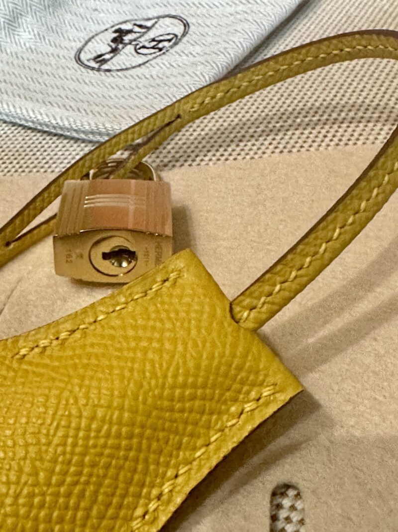 Hermès Birkin 25 Amber Epsom Gold Hardware - Image 3