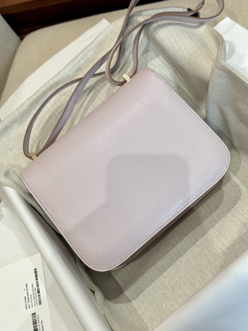 Hermès Constance 19 Mauve Pale, Rose Gold Chevre Gold Hardware - Image 2