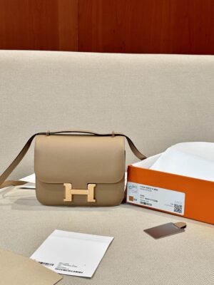 Hermès Constance 19 Chai, Rose Gold Epsom Gold Hardware