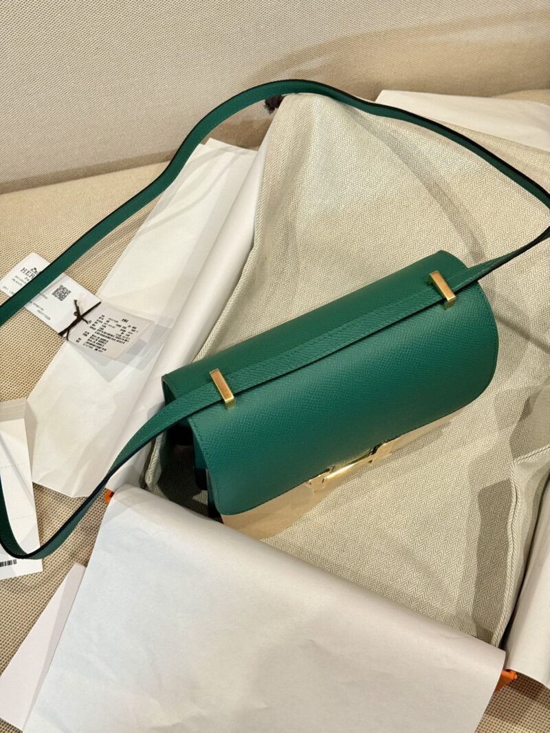 Hermès Constance 19 Malachite Epsom Gold Hardware - Image 2