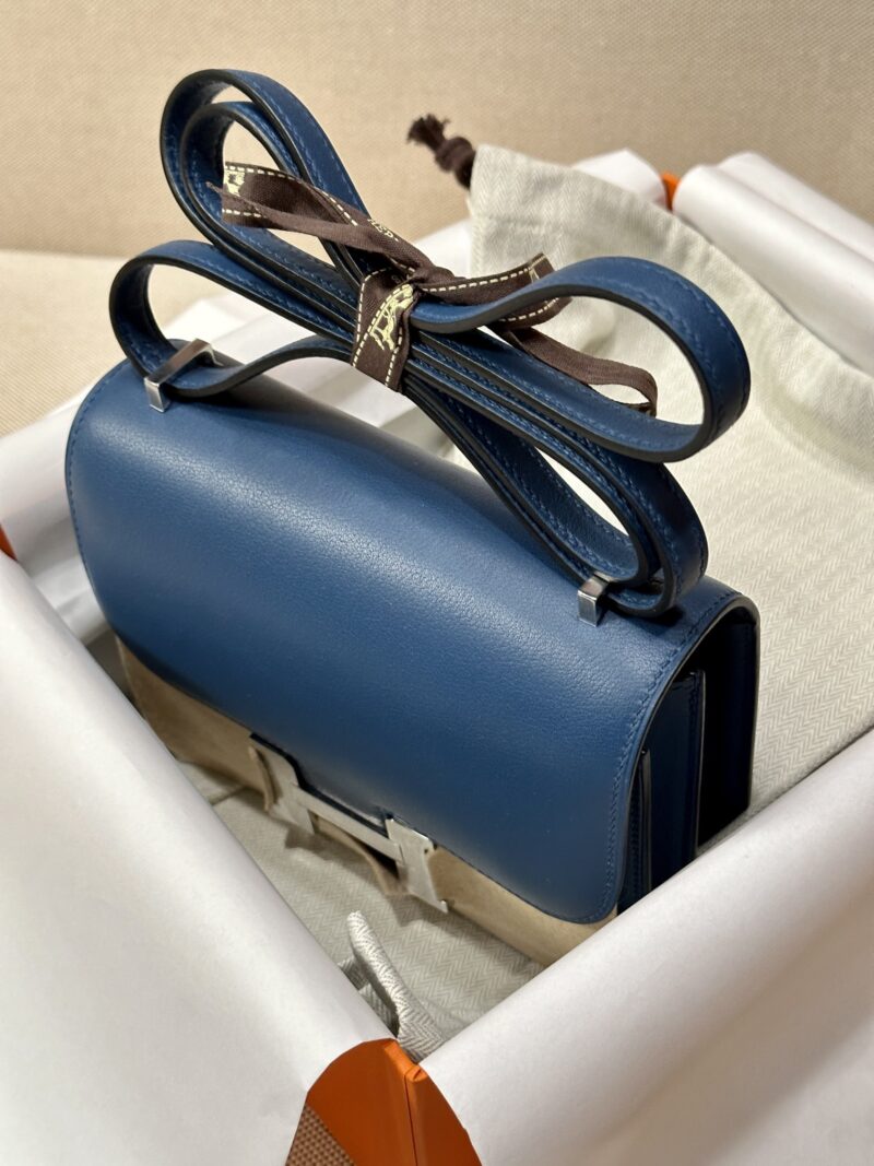 Hermès Constance 19 Deep Blue Swift Palladium Hardware - Image 2