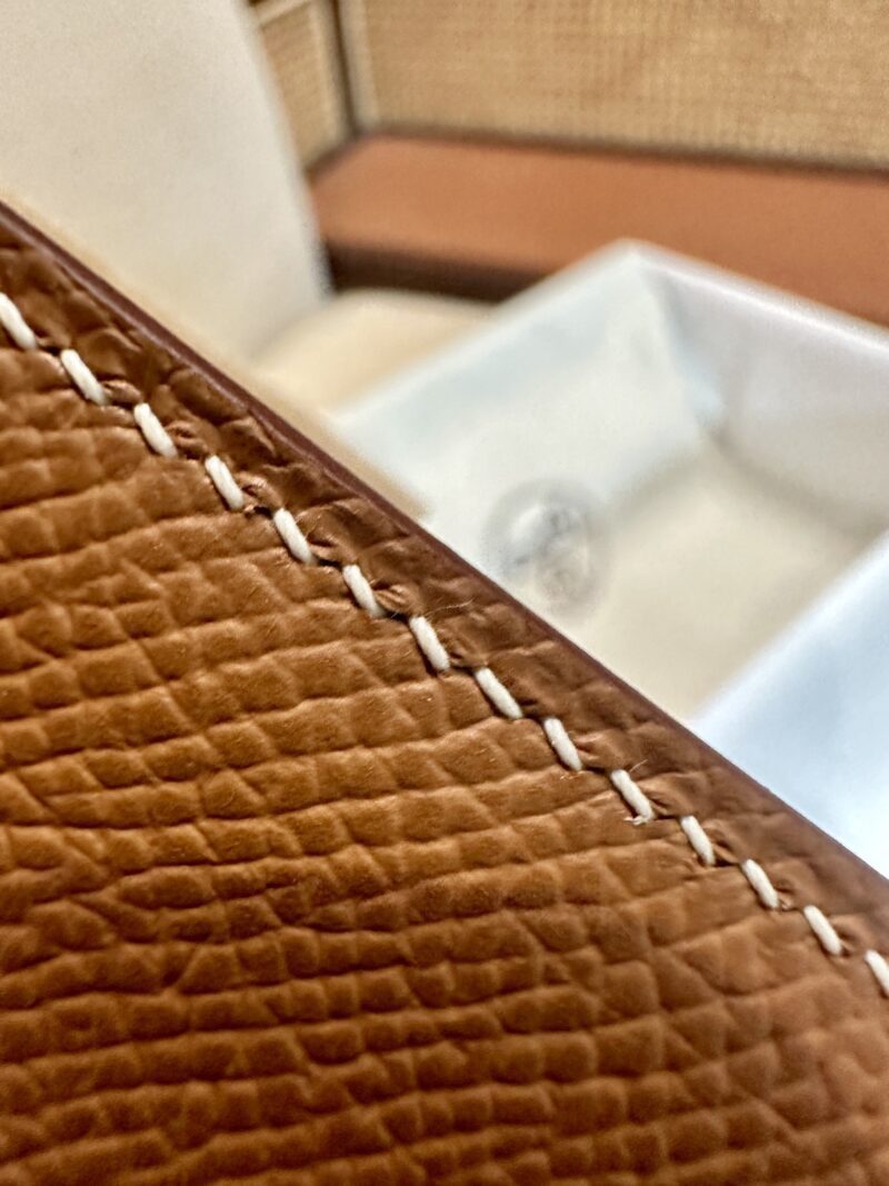 Hermès Kelly Pochette Gold Epsom Gold Hardware