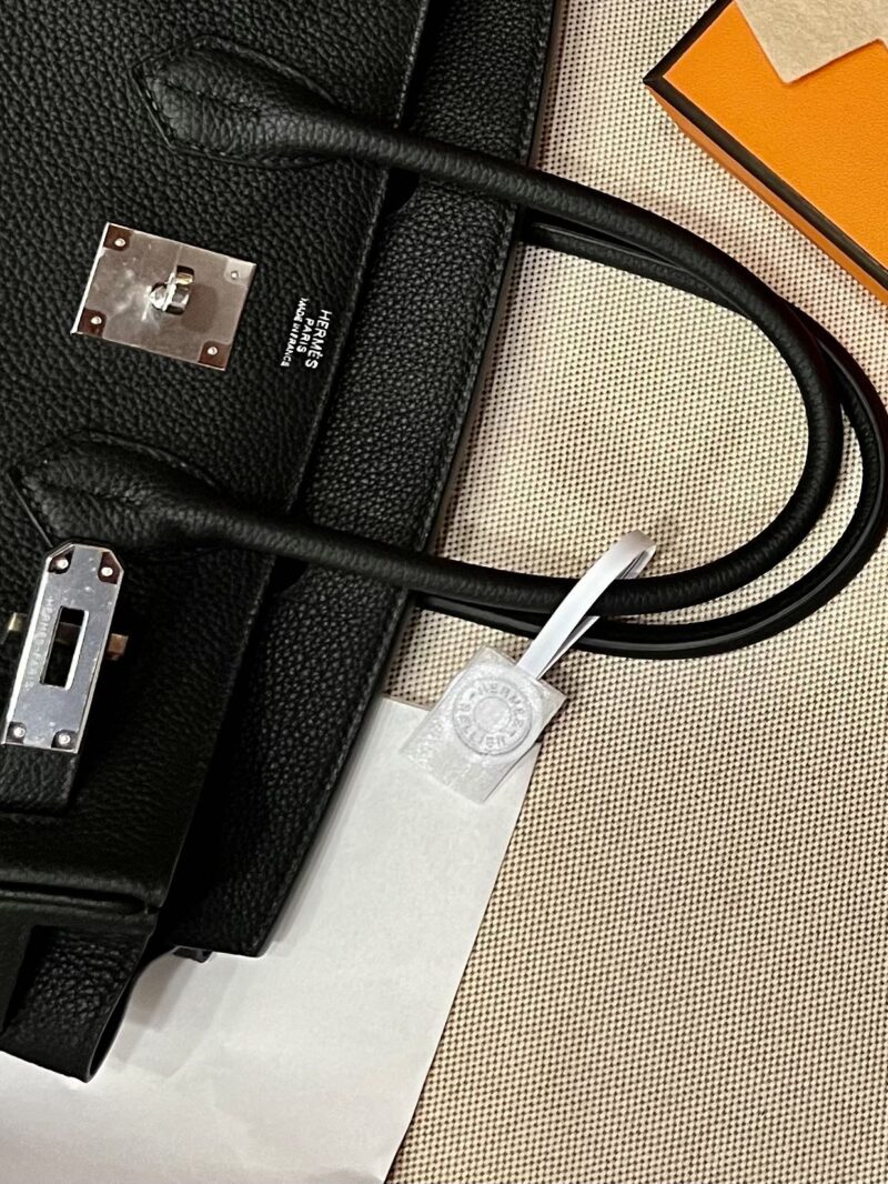 Hermès Birkin 30 Noir Togo Palladium Hardware - Image 5