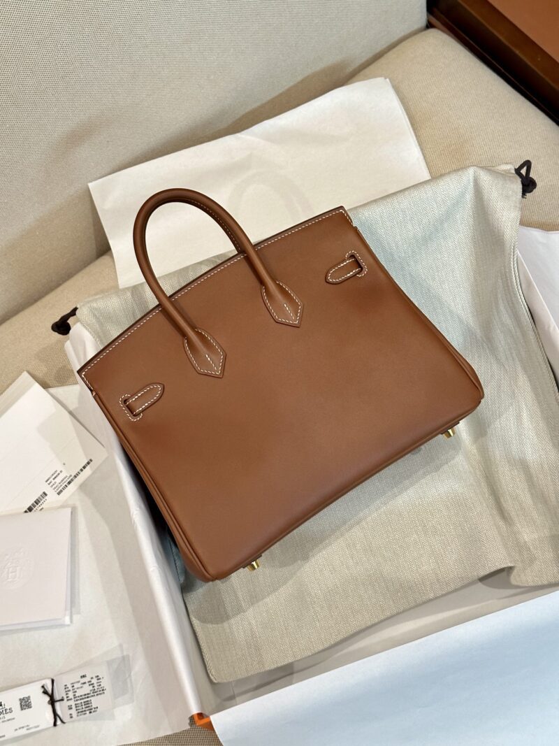 Hermès Birkin 25 Gold Barenia Gold Hardware - Image 3