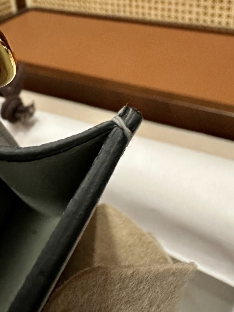 Hermès Roulis 19 Evercolor Blue Glacier Gold Hardware - Image 9