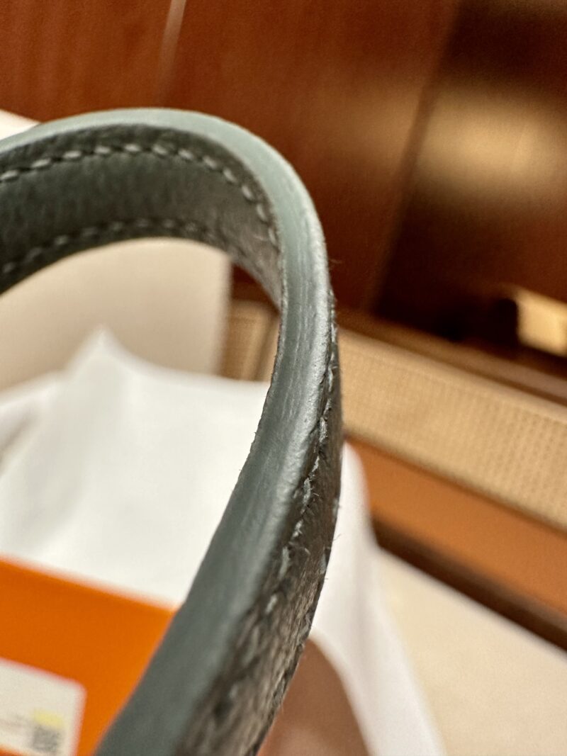 Hermès Roulis 19 Evercolor Vert Amande Gold Hardware