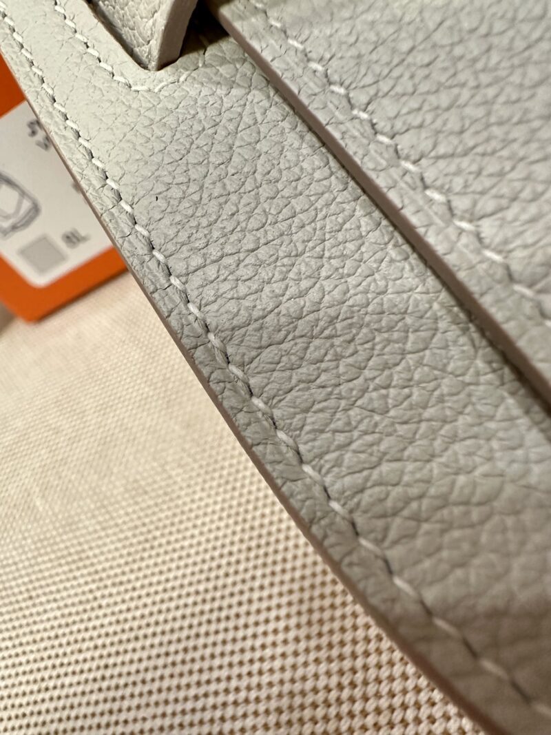 Hermès Jypsiere 23 Evercolor Beton Silver Hardware - Image 18