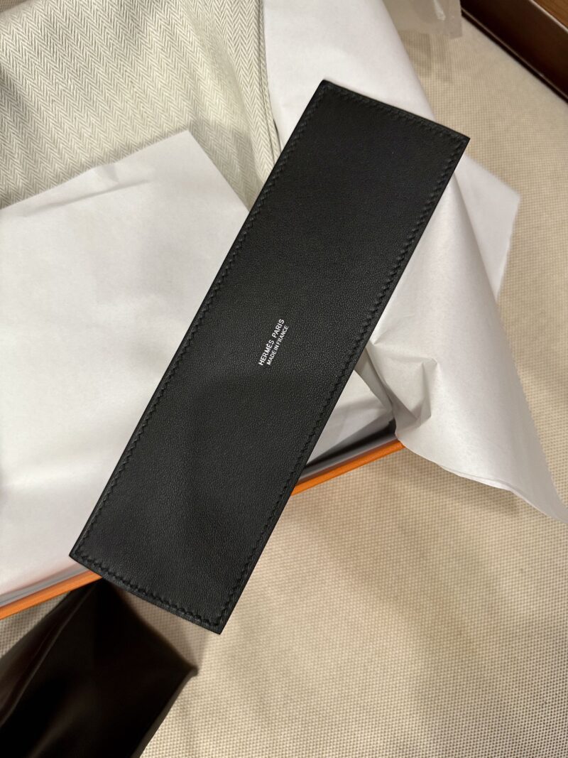 Hermès Kelly Danse 22 Swift Noir Silver Hardware - Image 15