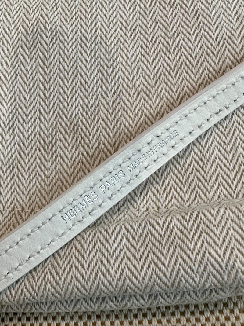 Hermès Mini Kelly Swift Blanc Silver Hardware - Image 13