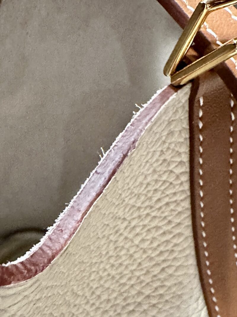 Hermès Picotin 18 Taurillon Clemence & Swift Craie Gold Hardware - Image 12