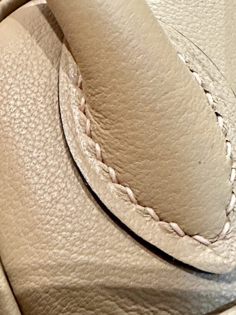 Hermès Mini Lindy 20 Swift Chai & Mauve Sylvestre Silver Hardware - Image 8