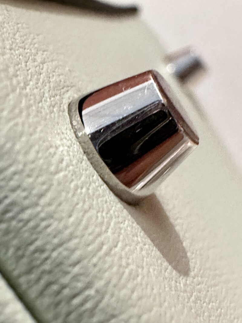 Hermès Mini Lindy 19 Swift & Crocodile Vert Fizz Silver Hardware - Image 13