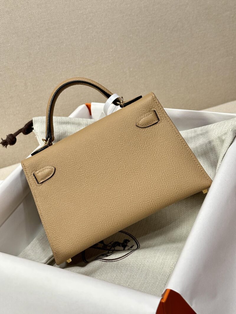 Hermès Mini Kelly Epsom Chai Gold Hardware - Image 6