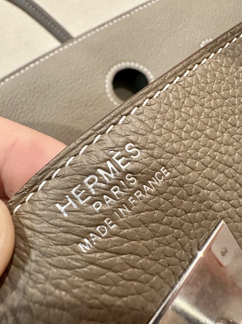 Hermès Birkin 40 Etoupe Togo Palladium Hardware - Image 6