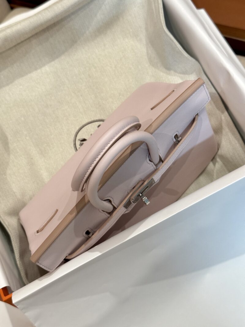 Hermès Birkin 25 Mauve Pale Swift Palladium Hardware - Image 4