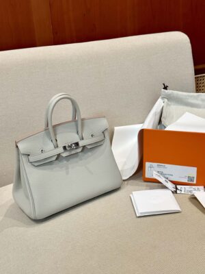 Hermès Birkin 25 Beton Togo Palladium Hardware