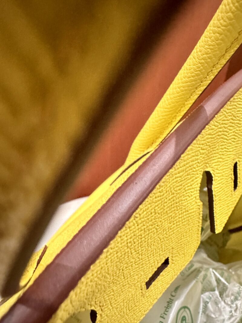 Hermès Birkin 25 Jaune De Naples Epsom Palladium Hardware - Image 3