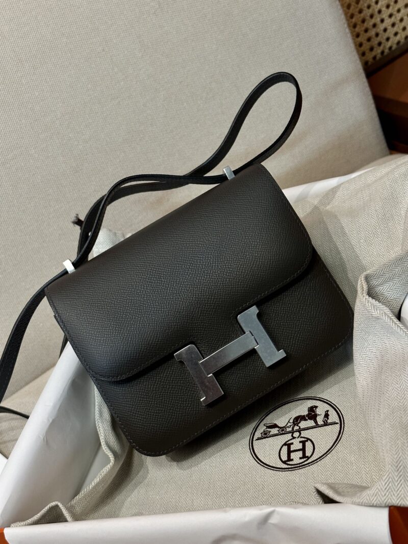 Hermès Constance 19 Gris Graphite Epsom Palladium Hardware