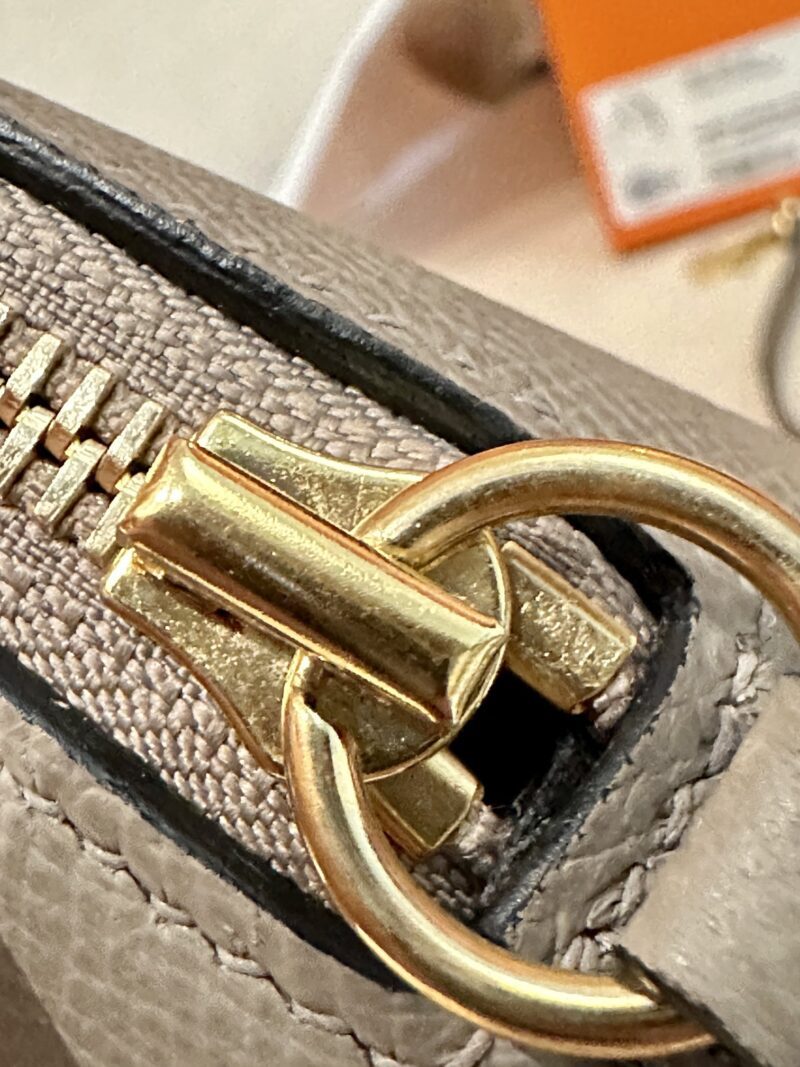 Hermès Bolide 25 Epsom Gris Asphalte Gold Hardware