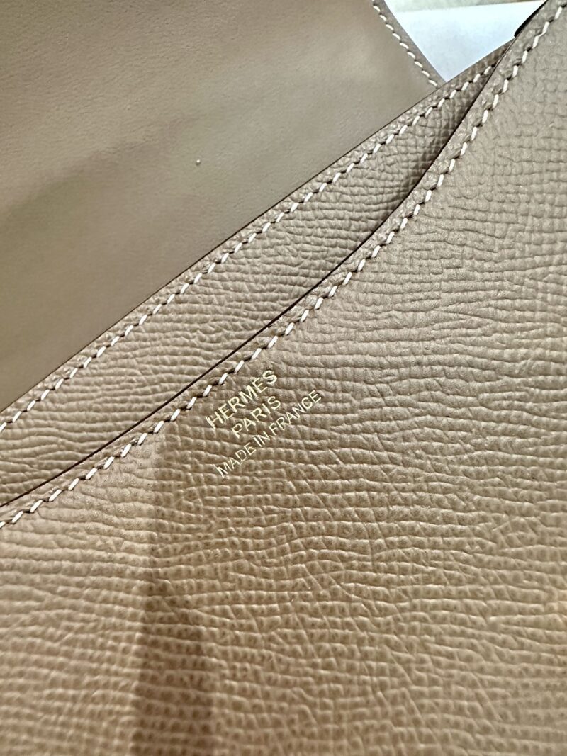 Hermès Constance 19 Etoupe, Rose Gold Epsom Gold Hardware - Image 10