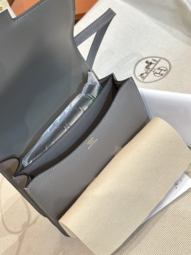 Hermès Constance 19 Etain, Gold Epsom Gold Hardware - Image 7