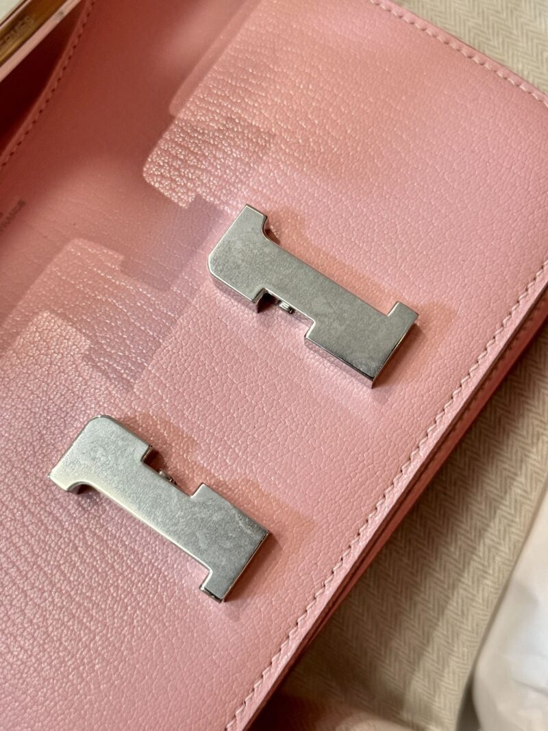 Hermès Constance 19 Rose Sakkura Chevre Palladium Hardware - Image 14