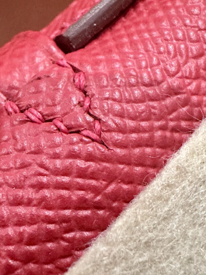 Hermès Kelly Pochette Rouge Casaque, Gold Epsom Gold Hardware
