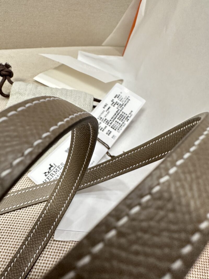 Hermès Bolide 31 Epsom Etoupe Silver Hardware