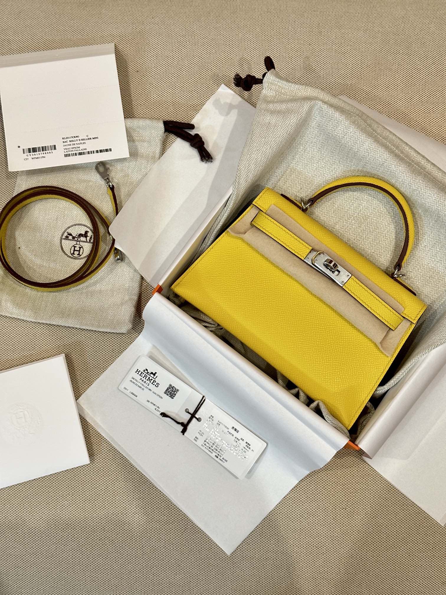 Hermes Mini Kelly Inspired Oxford