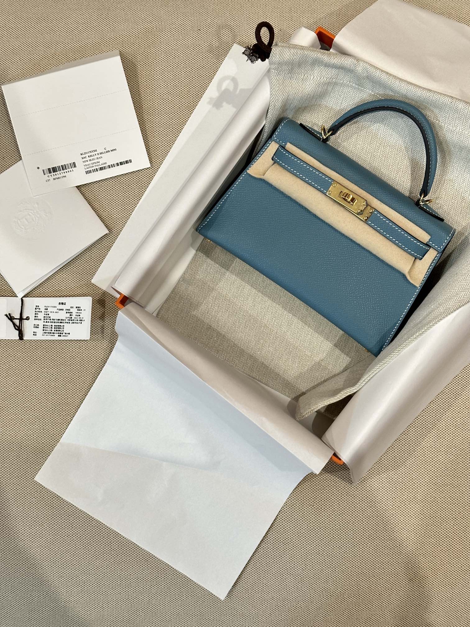 Hermes Mini Kelly Inspired Blackburn